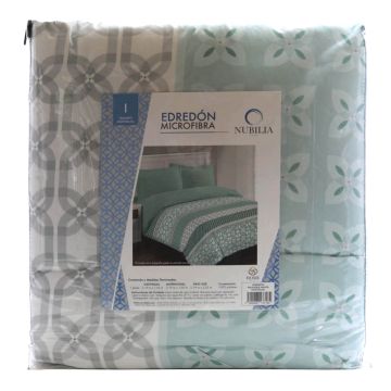 Edredón Individual Palenque color Verde Menta