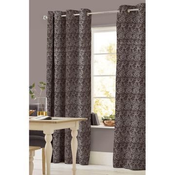 Cortina Decorativa Marbella II Arillos Kova Café