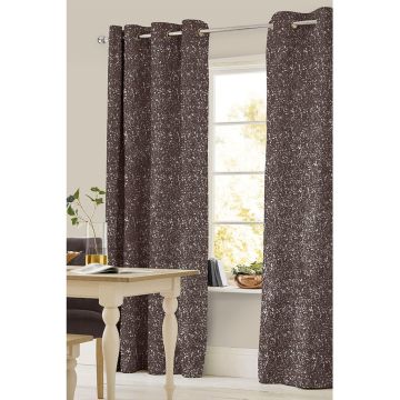 Cortina Decorativa Marbella II Arillos Sarni Chocolate