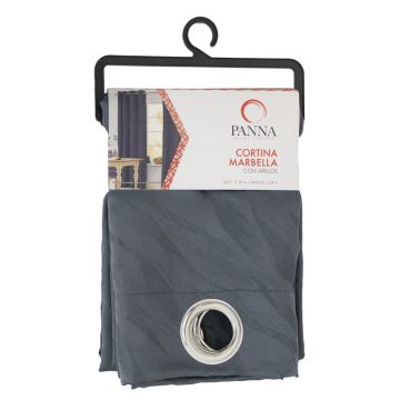Cortina Decorativa Marbella II Arillos Marittim Plumbago