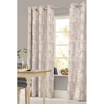 Cortina Decorativa Marbella II Arillos Prisma Café Beige