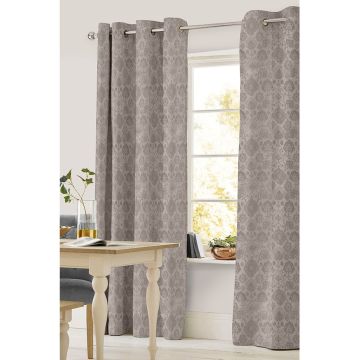 Cortina Decorativa Marbella II Arillos Aerin Café