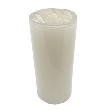 Cirio Cilíndrico Liso Blanco 5 X 11 cm