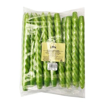 Vela Espiral Verde Limón 2.2 X 23 cm