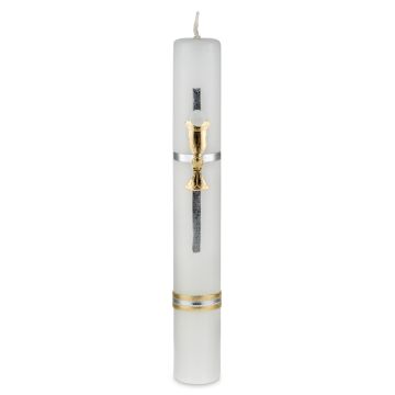 Vela Cilindrica Blanco 1A Comunión