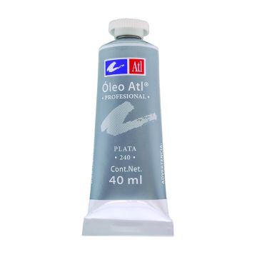 Óleo metálico Profesional ATL Plata No.12207