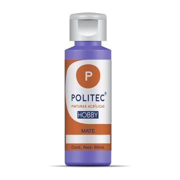 Pintura Acrílica Politec Morado No.334 de 60 ml