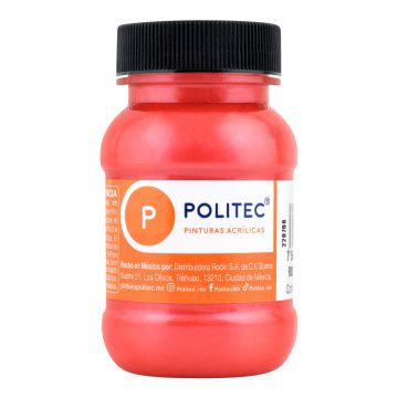 Pintura Acrílica Rojo Metalico 500 ml