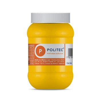 Pintura Acrílica Amarillo Medio 500 ml