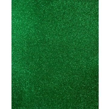 Foami con Diamantina Carta Verde Bandera