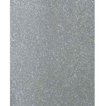 Foami con Diamantina Carta Plata