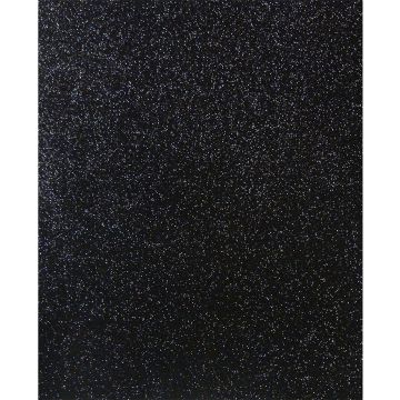 Foami con Diamantina Carta Negro