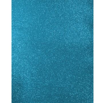 Foami con Diamantina Carta Turquesa