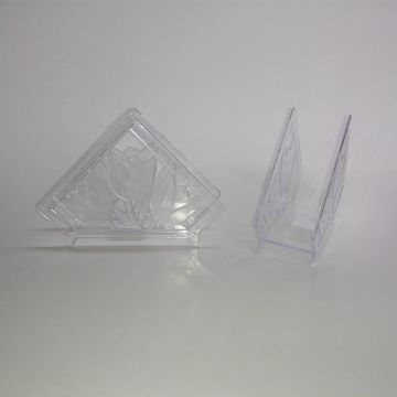 Servilletero de Plástico Tulipanes Transparente