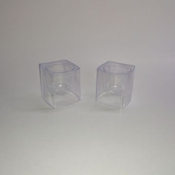 Vaso de Plástico Doble Transparente