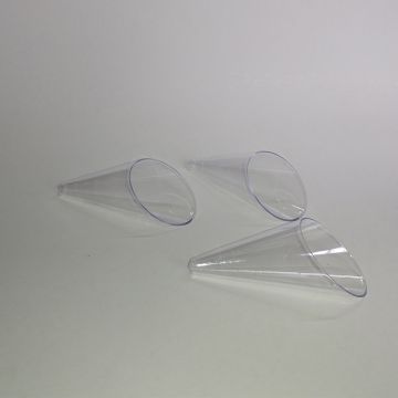 Cono de plástico Transparente