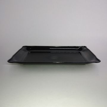 Charola de plástico para panque Negro