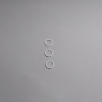 Argolla de plástico #1 Blanca