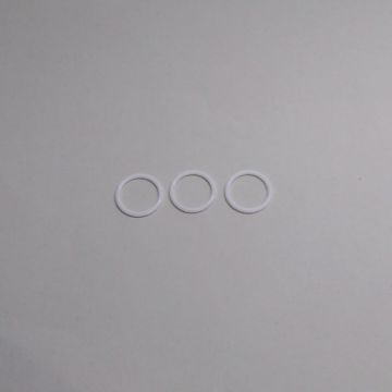 Argolla de plástico #2 Blanca