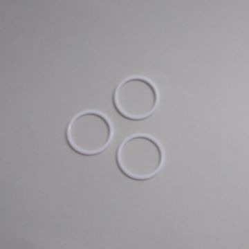 Argolla de plástico #4 Blanca