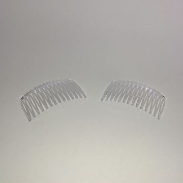 Peineta Transparente #3266