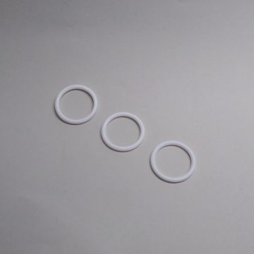 Argolla de plástico #6 Blanca