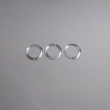 Aro toallero plástico #0 Transparente