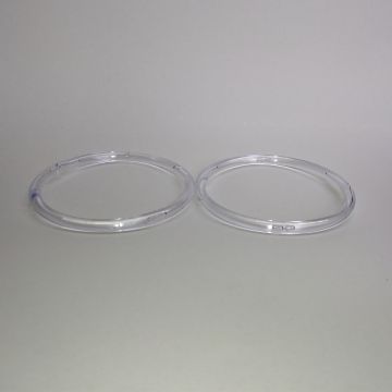 Aro toallero plástico #3 Transparente