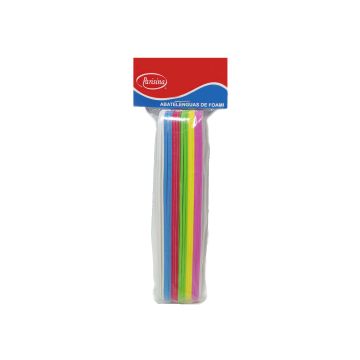Abatelenguas de foami con adhesivo Parisina Multicolores