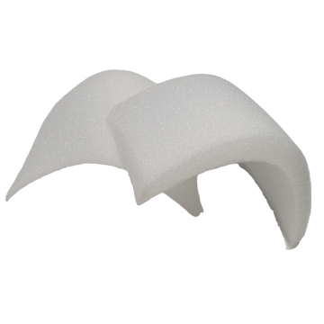 Hombreras para Prendas de Dama Parisina Beige GDE Sin forrar