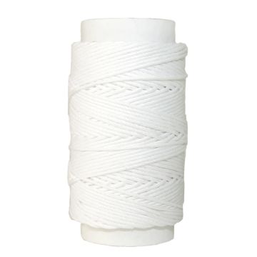 Hilo Cañamo Chico color Blanco Paquete de 24 pzs