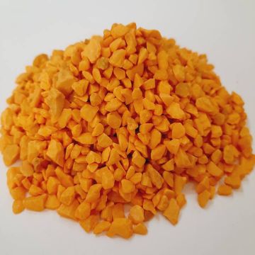 Gravilla para decoración Amarillo Mango # 3