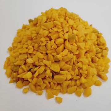 Gravilla para decoración Amarillo Canario # 3