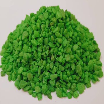 Gravilla para decoración Verde Limon # 3