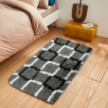 Tapete de Área Decorativo Faux Fur Fuffy Oxford Chico