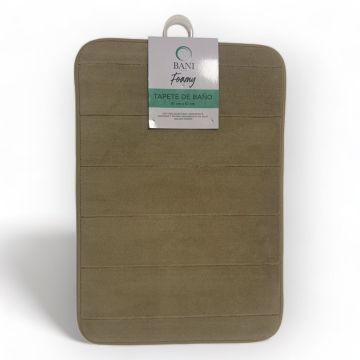 Tapete de baño Foam Café Sólido