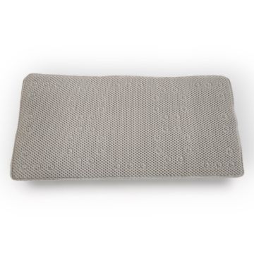 Tapete de baño Acolchado Blanco Sólido