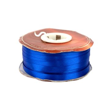 Listón Satinado Liso Azul Rey #0