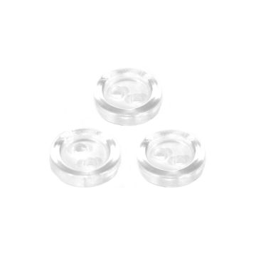 Botón Para Costura Y Manualidades Transparente #18 11 mm Mod.5019