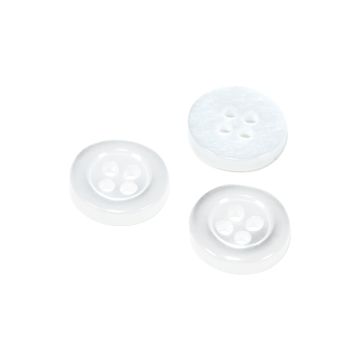 Botón Para Costura Y Manualidades Blanco #20 13 mm Mod.5070