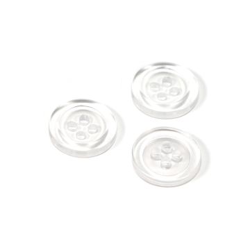 Botón Para Costura Y Manualidades Transparente #20 13 mm Mod.5070
