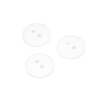 Botón Para Costura Y Manualidades Blanco #24 15 mm Mod.10022