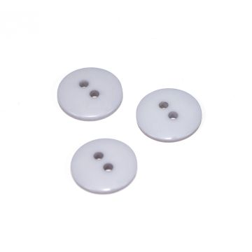 Botón Para Costura Y Manualidades Gris Claro #24 15 mm Mod.10022