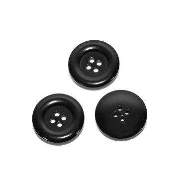 Botón Para Costura Y Manualidades Negro #36 23 mm Mod.10225-36