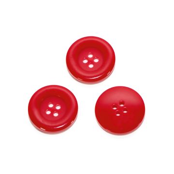 Botón Para Costura Y Manualidades Rojo #36 23 mm Mod.10225-36