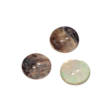 Botón De Concha Nácar Natural #30 13 mm Mod.8K026