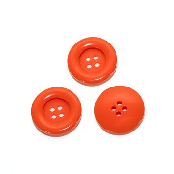Botón Para Costura Y Manualidades Naranja #36 23 mm Mod.10225-36