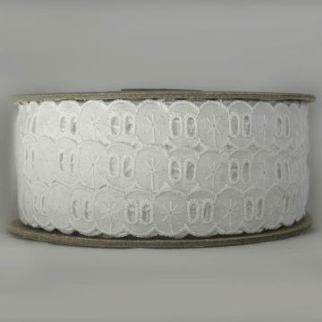 Tira Bordada Pasalistón Blanco #3