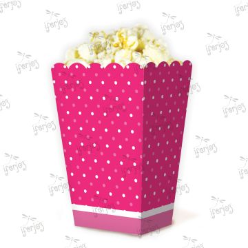 Caja Palomera Grande Puntos Rosa