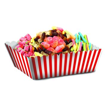 Charola Líneas Rojo